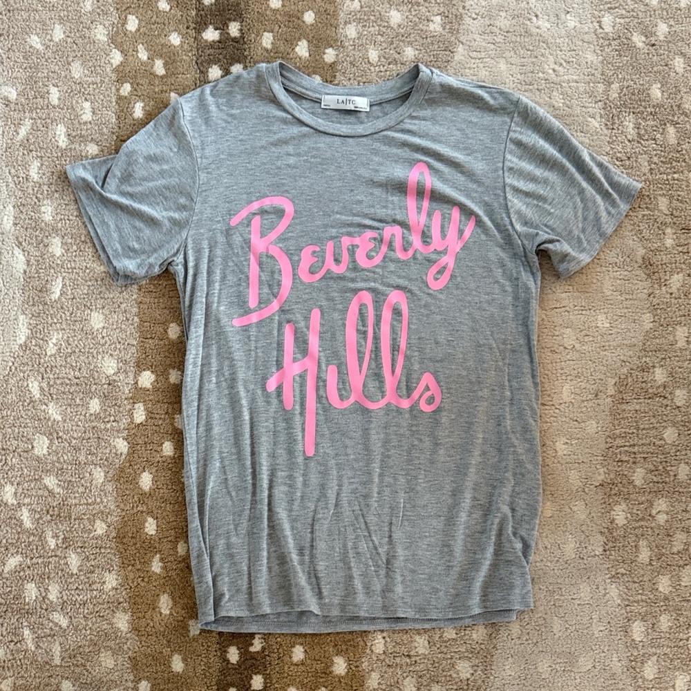 Gray Beverly Hills Graphic Tee